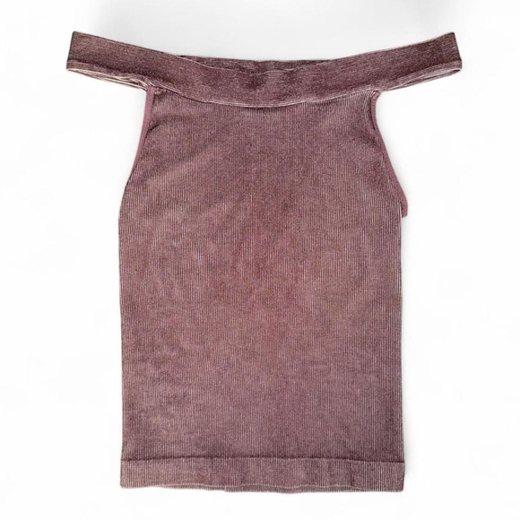 Intimately By Free People Tops - Free People Intimately FP Chocolate Merlot Off the Shoulder Top Women’s M-L NWT